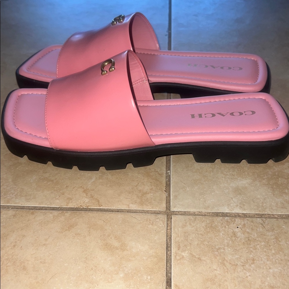 Coach Florence pink sandals - Picture 3 of 7